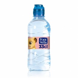 Agua mineral Font Vella natural personajes 33 cl. SuperSol