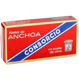 Filetes de anchoa en aceite de oliva «CONSORCIO» SuperSol