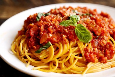 Pasta boloñesa Cafe 1